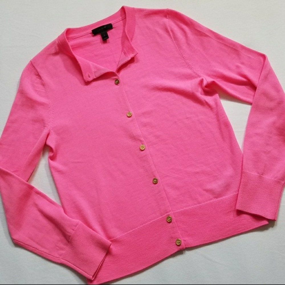 J. Crew 100% Merino Wool Jackie Cardigan S EUC